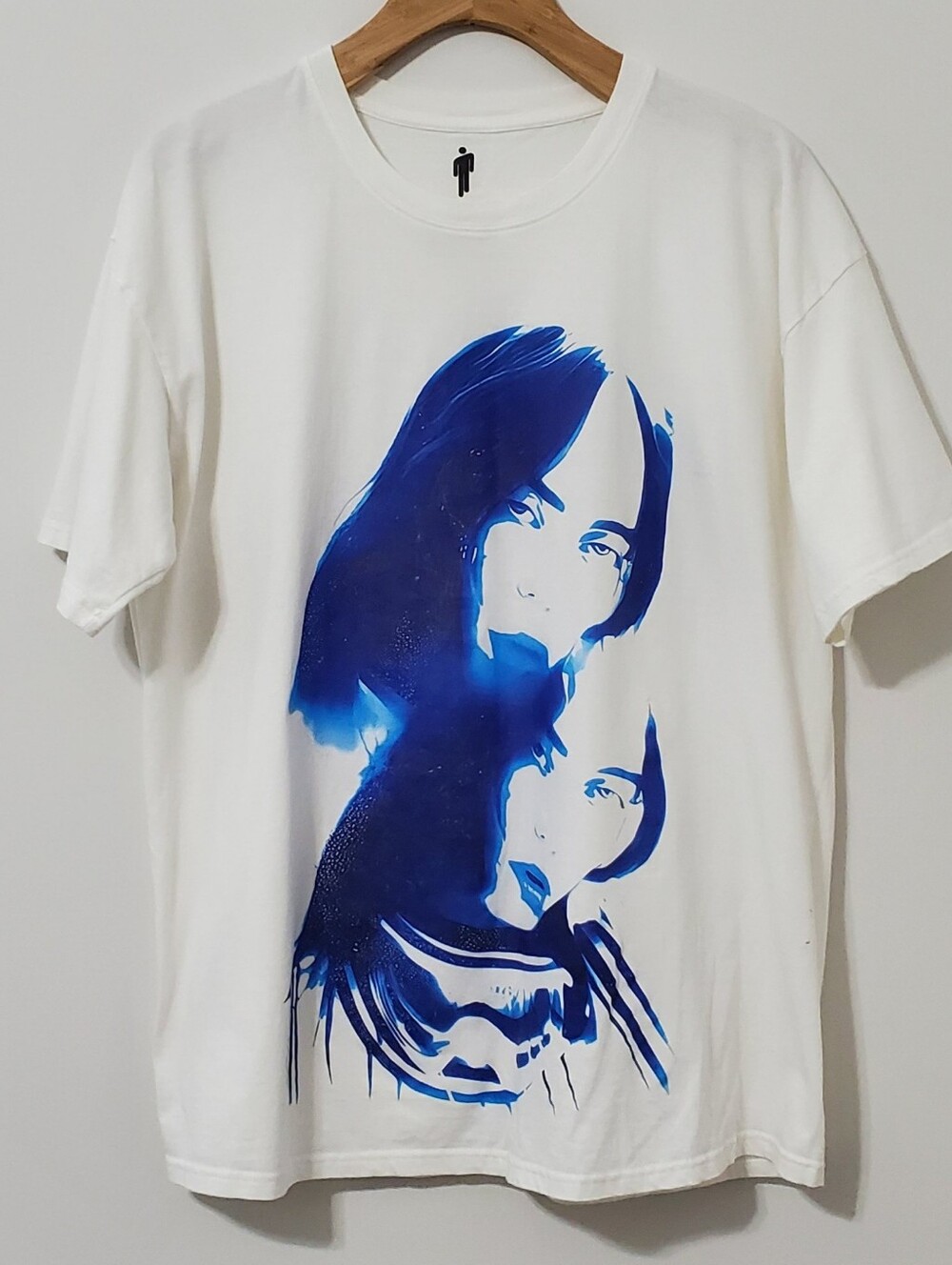 Billie Eilish Hit Me Hard And Soft Concert Tee White Graphic  Women Size 3XL